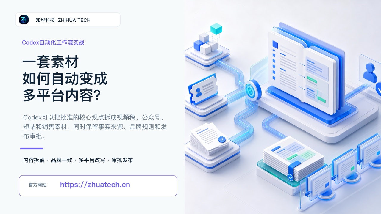 一套素材如何自动变成多平台内容视频封面