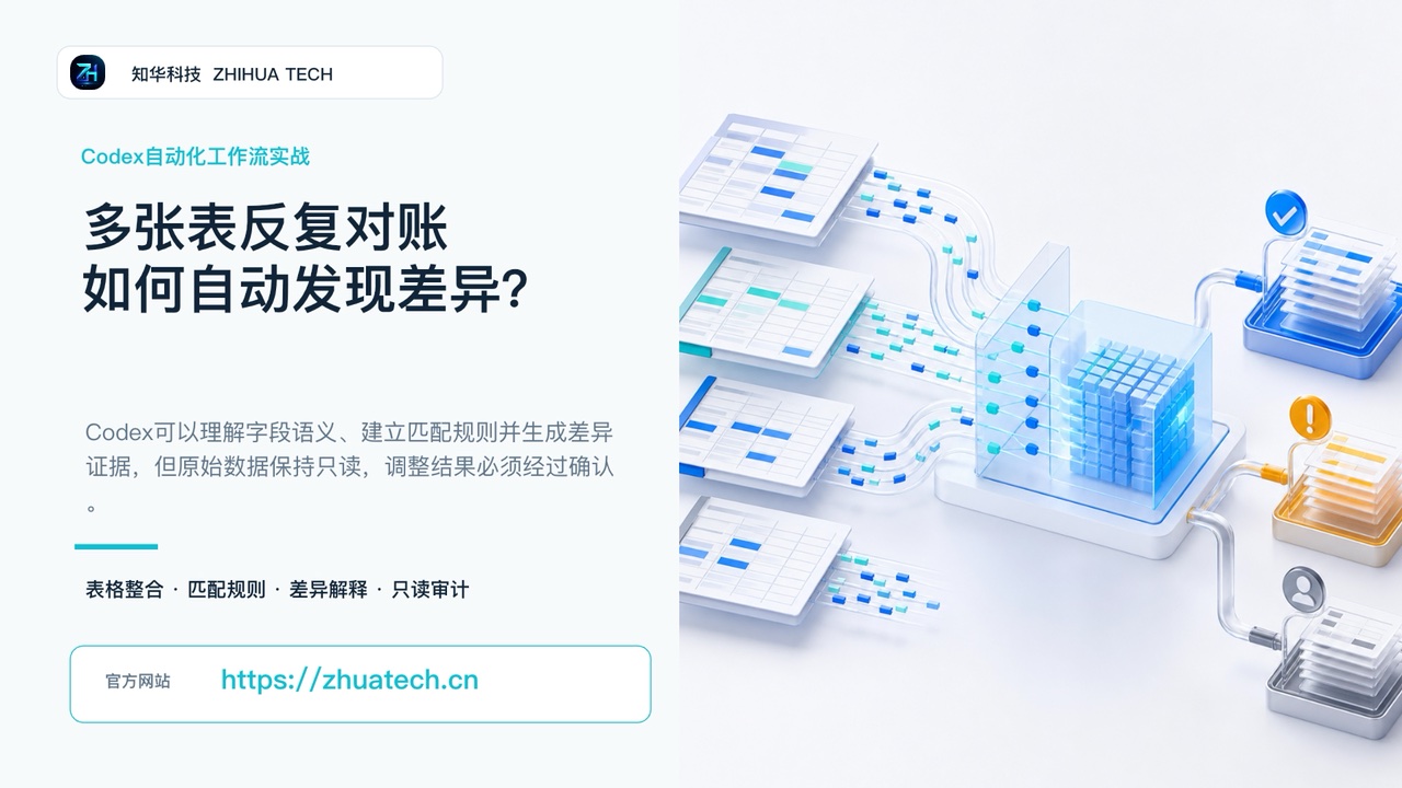 多张表反复对账如何自动发现差异视频封面