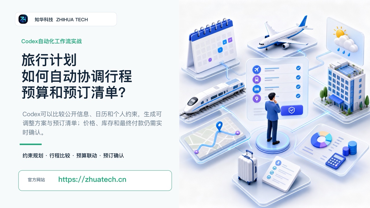 旅行计划如何自动协调行程预算和预订清单视频封面