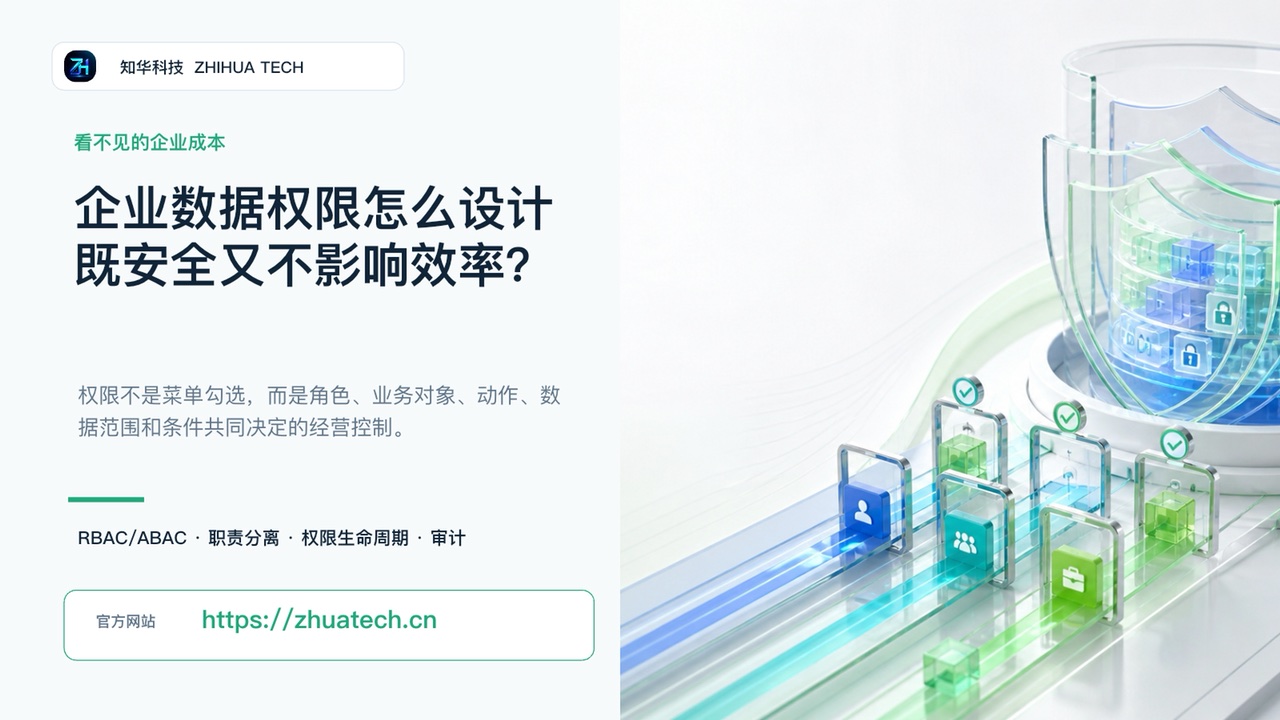 企业数据权限怎么设计，既安全又不影响效率视频封面