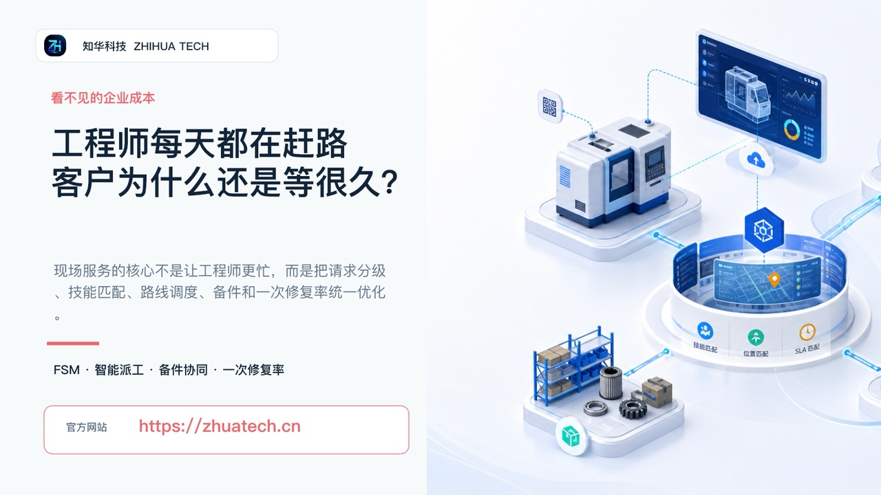 售后工程师每天都在赶路，客户为什么还是等很久视频封面