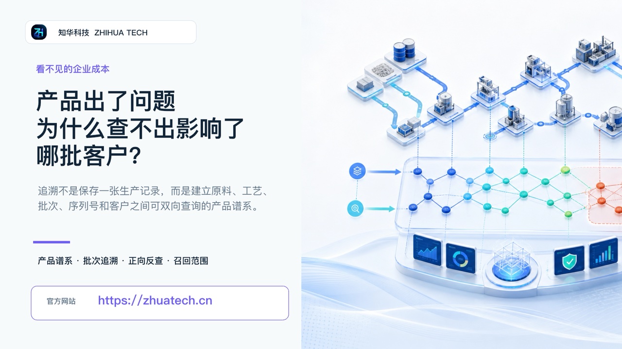 产品出了问题，为什么查不出影响了哪一批客户视频封面
