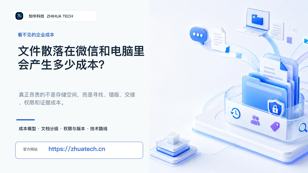 文件散落在微信和电脑里，会产生多少成本视频封面